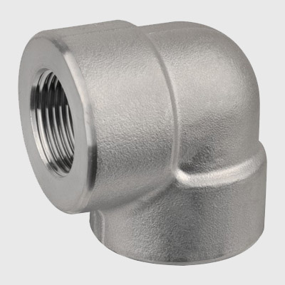 Duplex Steel Forged Threaded 90D Elbow