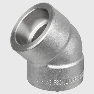 Stainless Steel socket weld 45D Elbow