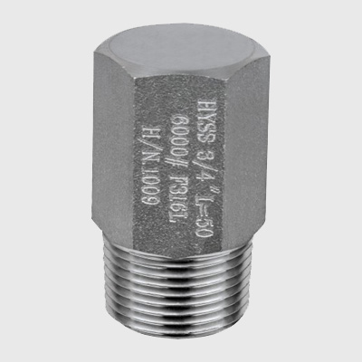 Stainless Steel 	threaded bull plug